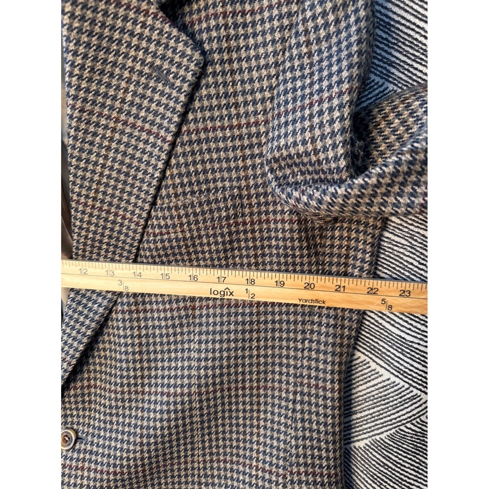 Vintage Bill Blass Houndstooth Jacket Sz‎ M/L - Picture 5 of 8